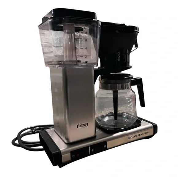 EUC - Technivorm Moccamaster Coffee Brewer with Glass Carafe - Stainless Steel - Picture 3 of 10